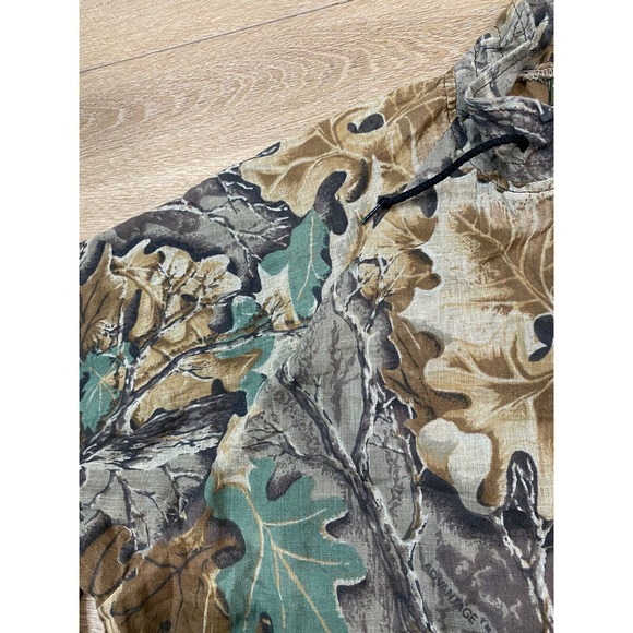 Vintage Spartan Reeltree Camo Long Sleeve Zip Shirt Made in USA Men’s XL - Picture 3 of 6